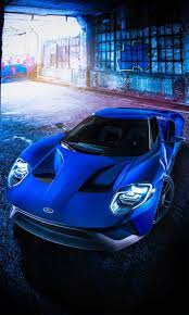 Ford Gt 2016 Blue Garage Sportcar Wallpaper Ford Gt Ford Gt 2016 Car Ford