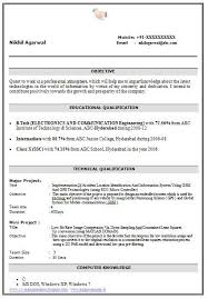 B Tech Resume Examples Resume Examples Good Resume Examples Resume Examples Resume Format