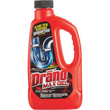 Pour one cup of fresh baking soda down the drain, followed by one cup of white vinegar. Drano 32 Oz Pro Strength Max Gel Drain Cleaner Bloomer Hardware