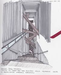 Sketch 2 Of Jewish Museum Berlin Jewish Museum Berlin Jewish Museum Architecture Details