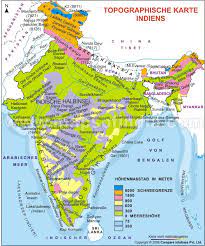 In der lacustrine teil ist der größte teil der welt: Topographische Karte Indiens Topographische Landkarte Von Indien Landkarte Indien Mit Flussen