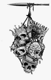 The dollars, skyscrapers, and the machine gun in the hands of what seems like a mafia, with the 'us' written over it convey the fact that the prisoner has a certain admiration for this kind of lifestyle. Pirate Tattoo Designs Gangster Skull Tattoo Drawings Hd Png Download Transparent Png Image Pngitem