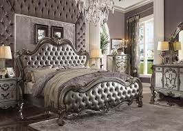 Athen Silver Collection Coco Furniture Gallery Furnishing Dreams Traditional Bedroom Sets Bedroom Design Bedroom Set