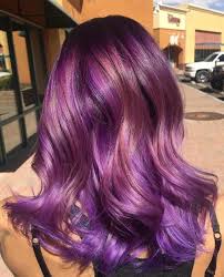 Contrast hair will look incredible on a purple haired guy and it allows you to explore different colors. 20 Sassy Purple Highlighted Hairstyles Hairstyles Weekly
