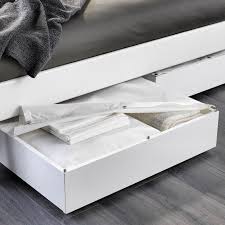 Vardo White Bed Storage Box 65x70 Cm Ikea In 2020 Bett Mit Aufbewahrung Bett Lagerung Bettkasten