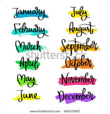Set Of Labels Of The Months Of The Year Fashionable Calligraphy January February March April May Ju March Bullet Journal Bullet Journal Titles Lettering Calligraphy or the art of fancy writing has thousands of according to the designer, the font is an ode to the late 19th century american calligrapher louis madarasz, known as the most skillful penman. year fashionable calligraphy january