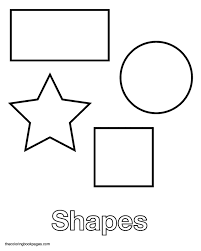 School's out for summer, so keep kids of all ages busy with summer coloring sheets. Free Printable Shapes For Preschoolers Coloring Home