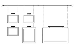 Strong and reliable perfect for discreet picture hanging. Hanging Rail System For Picture Lights