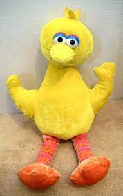 Big Bird Plush Sesame Street Muppets 16 Velour Stuffed Animal Toy By Nanco 2004 Pet Toys Big Bird Sesame Street
