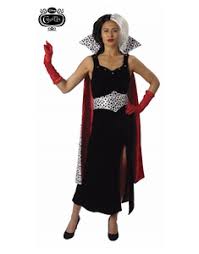 5 a 6 años 7 a 9 años 10 a 12 años. Disfraz Cruela De Vil Para Mujer