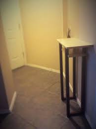 Pin On A Narrow Table Handcrafted Wood Furniture