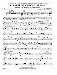 With this sheet music , backing track, chords and pdf you'll learn to play on the guitar this easy guitar arrangement for beginners of he's a pirate. Pirates Of The Caribbean Pt 1 Bb Clarinet Bb Trumpet By Klaus Badelt Digital Sheet Music For Concert Band Flex Band Download Print Hx 321331 Sheet Music Plus