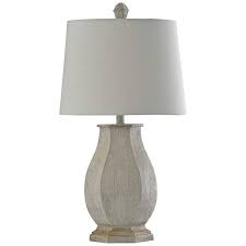 Basilica Sky Cream Table Lamp With White Fabric Shade 60w56 Lamps Plus In 2020 Contemporary Table Lamps Cream Table Lamps Lamp