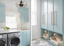 Laundry room with white old cabinets in large historical home. Modern Laundry Rooms That Will Make Laundry More Fun