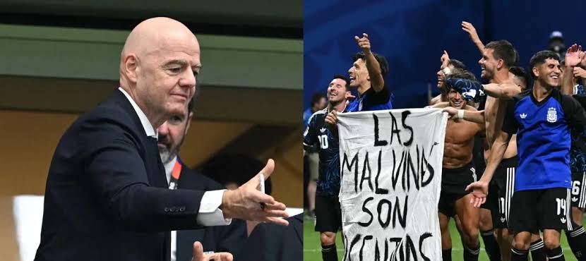 La Fifa tiene en la mira a la selección de Argentina y le abre  investigación tras la pancarta con mensaje político en el Mundial: posibles  sanciones