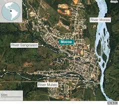 This place is situated in mocoa, putumayo, colombia, its geographical coordinates are 1° 8' 56 north, 76° 38' 52 west and its original name (with diacritics) is mocoa. Colombia Landslide Farc Rebels Offer To Help Rebuild Town Bbc News