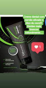 pin em creme dental com carvao ativado