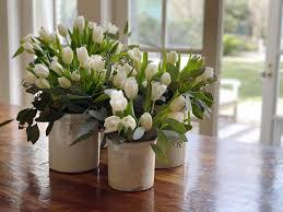 Of course, this means, you need to create beautiful tulip arrangements if you want to make use of this flower to. Vintage Crock Spring Floral Arrangements My 100 Year Old Home