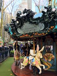 Carousel Bryant Park New York Bryant Park Nyc Carousel Carousel Horses