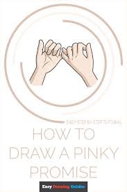 I used to struggle as much as you untill. How To Draw A Pinky Promise Really Easy Drawing Tutorial