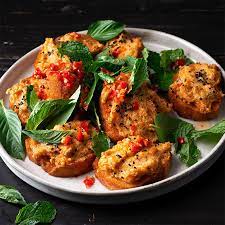 Cut the buns in half and toast the cut sides under the grill. Thai Style Prawn Toast Marion S Kitchen In 2021 Prawn Toast Asian Recipes Spicy Recipes
