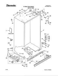 Refrigerator door needs gasket replacement. Thermador Kbudt4860a 02 Refrigerator Partswarehouse