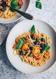 one pot pasta puttanesca mit kapern und tomaten klara s life rezept nudel rezepte pasta in einem topf pot pasta