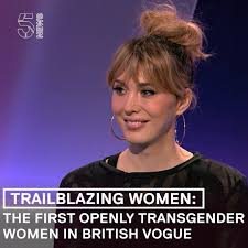 'it feels like the trans community have been under constant attack in. Channel 5 News Paris Lees Becomes First Openly Transgender Women In British Vogue Facebook