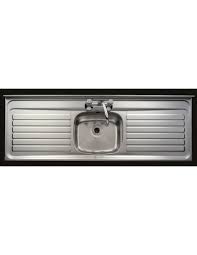 Sink dimensions can vary from 9inches in length up to 40 inches for oversized sinks. Sit On Double Drainer Single Bowl Sink Stainless Steel Double Tap Hole 63ddsf 63 X 21