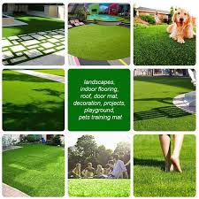 Artificial grass carpets for lawn become popular in recent times, and people also use artificial grass for sports and recreation. Buy Indoor Outdoor Waterproof Artificial Grass Turf Lawn Fake Grass Mat Thick Synthetic Turf For Garden Pet Area Kids Paradise At Affordable Prices Free Shipping Real Reviews With Photos Joom