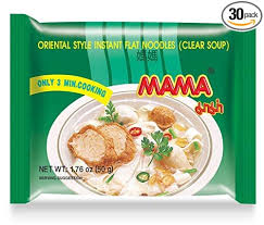 Roughly chopped asian herbs, to serve (e.g. Amazon Com Mama Noodles Flat Clear Soup Instant Rice Noodles W Delicious Thai Flavors Hot Spicy Noodles No Trans Fat W Fewer Calories Than Deep Fried Noodles 30 Pack Grocery