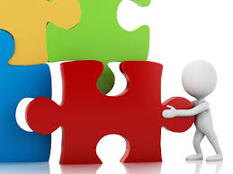 Jigsaw puzzle pieces were first used as a symbol for autism in 1963 by the united kingdom's national autistic society. 3d White People With Puzzle Pieces Clipart Image