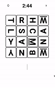 Boggle with friends is the best boggle game on the mobile platform, especially since the original boggle free app was taken down by ea games. Boggle
