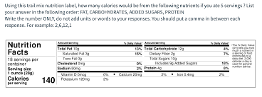 How to make an easy chocolate cherry cake. Solved Using This Trail Mix Nutrition Label How Many Cal Chegg Com