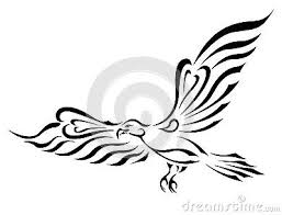Black And White Eagle Clipart Freedom Symbol Tattoo Flying Eagle With Big Wings Freedom Symbol Tattoo Symbols Of Freedom Stock Images Free