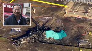 Wreckage of the helicopter outside leicester city football club on oct. Leicester City Owner Confirmed Dead In Helicopter Crash Uk News Sky News