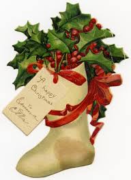 Primitives by kathy merry christmas vintage style large felt stockings with bell set of 2,red. Vintage Stocking Cliparts Cliparts Zone