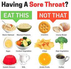 Next Time Your Throat Is Sore Eat When Sick Foods For Sore Throat Sick Food
