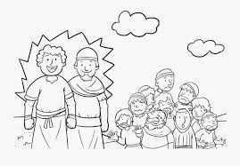 It was a topic of our bible lesson with orphans last friday.we told them a bible story about 12 spies whom moses sent to check out the land of canaan and give a report of what they found. Joshua 12 Spies Coloring Page Free Transparent Clipart Clipartkey