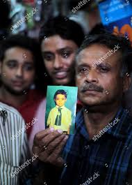 Muhammad Rahim R Shows Picture His Editorial Stock Photo