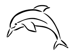 Outline tribal dolphin tattoo collection. Simple Outline Jumping Dolphin Tattoo Design Tattooimages Biz