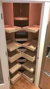 Pin By Jennifer W On Clean Organized Corner Pantry Cabinet Pantry Shelving Corner Kitchen Cabinet
