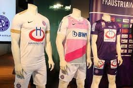 I really want to buy one of their shirts now. Insane Nike Austria Wien Goalkeeper Kit Features Sponsor Design Footy Headlines