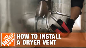 How To Install A Dryer Vent The Home Depot