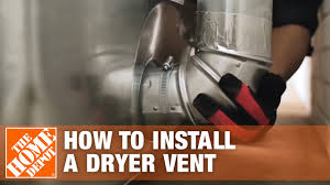 how to install a dryer vent the home depot