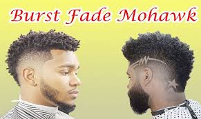 This is my husbands personal barber in lawrenceville georgia and he is extremely nice on black mohawk fade haircuts and everything else. Burst Fade Mohawk The Usher Raymond Haircuts Curly Craze