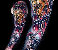 The custom among greeks to tattoo bodies came from the persians. Roman Warrior Tattoo By A D Pancho Post 30325