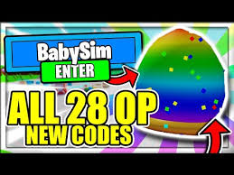 The code list that we are providing you is up to date. Baby Simulator Codes May 2021 Mejoress