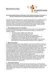 Anormale blutungen können zum beispiel während oder nach den wechseljahren vorkommen. Myomzentrum Saar Knappschaftskrankenhaus