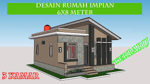 Memiliki model rumah sederhana tapi indah adalah impian seluruh keluarga, terutama bagi pasangan yang baru menikah dan memiliki keluarga baru. Ajiibbb Desain Rumah Terbaru 2020 Desain Mewah Dan Simpel Dilahan Kecil 6x8 Meter 3 Kamar Tidur Youtube